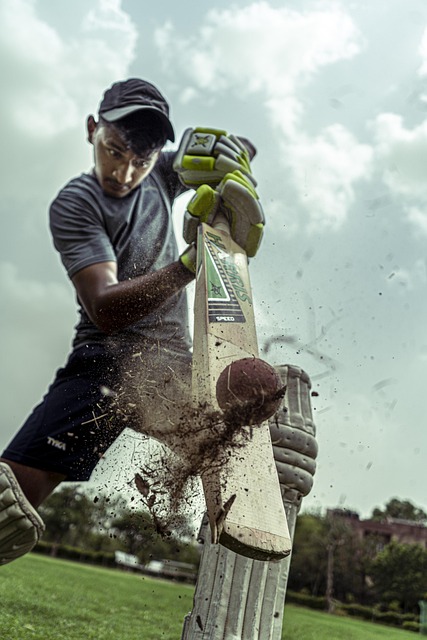 Batsman struggling with technique, showing tentative stance before training